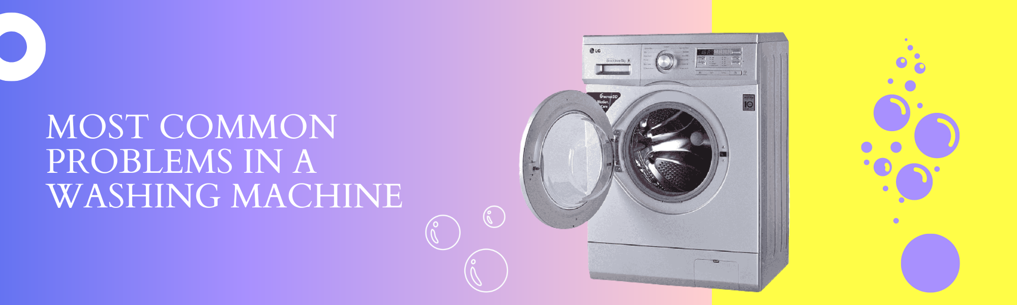 You are currently viewing What Are The Most Common Problems In a Washing Machine?