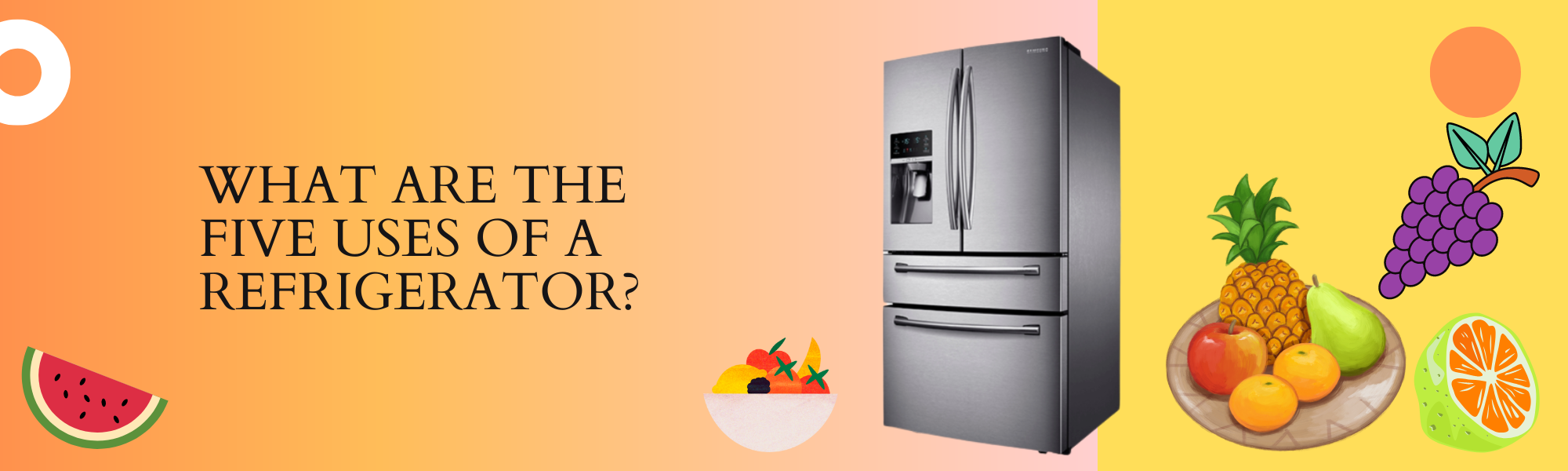 Read more about the article What Are The 5 Uses Of A Refrigerator?