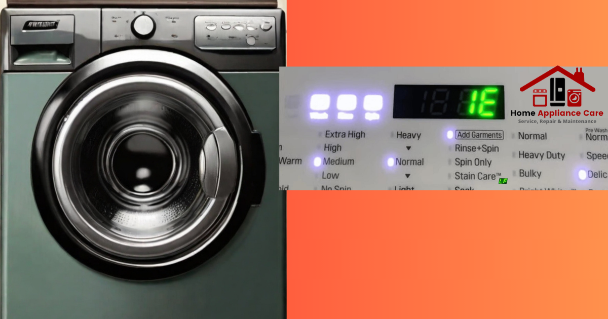 You are currently viewing 1E Error In Samsung Washing Machine.
