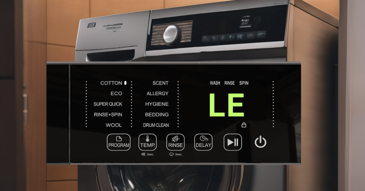 You are currently viewing LE Error In Samsung Washing Machine.